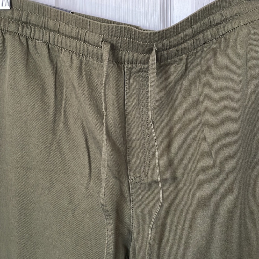 Gap Factory Army Jacket Green Twill Easy Pants with Washwell - Picture 3 of 7